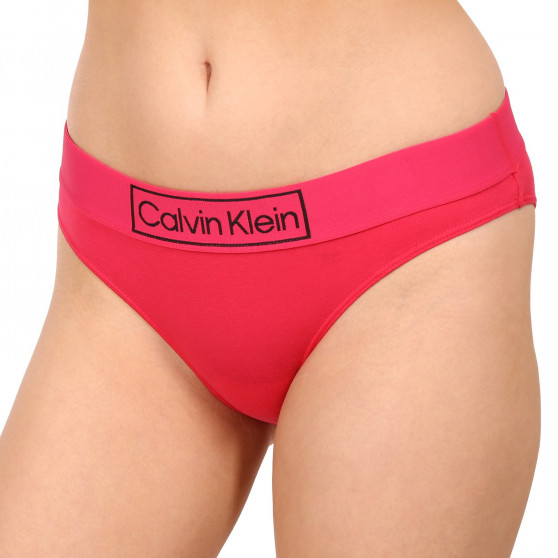 Ženske hlačke Calvin Klein prevelike roza (QF6824E-XI9)