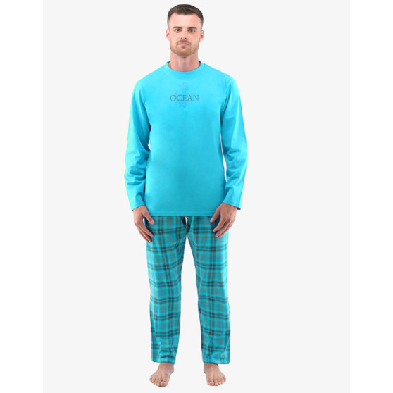 Moška pižama Gino modra (79135-MYMDxG)