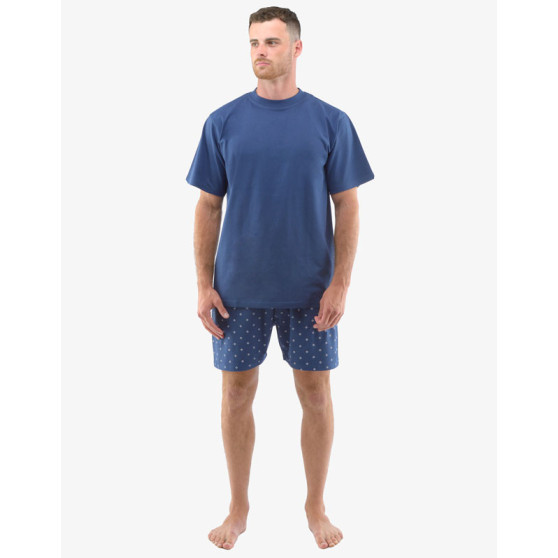Moška pižama Gino prevelike temno modra (79130-DCMMGA)