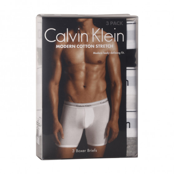 3PACK Moške boksarice Calvin Klein večbarvne (NB2381A-MP1)