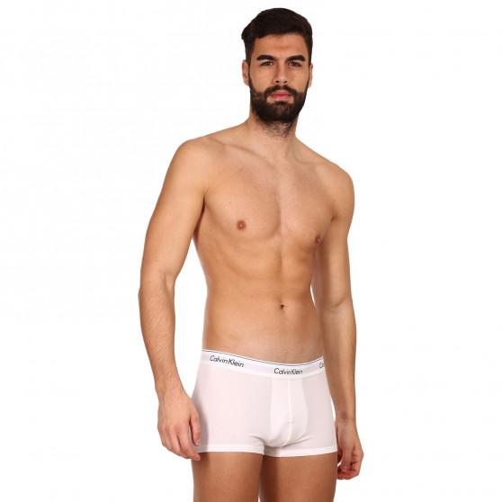 3PACK moške boksarice Calvin Klein bele (NB2380A-100)