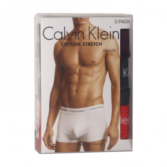 3PACK Moške boksarice Calvin Klein večbarvne (U2664G-6GO)
