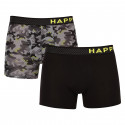 2PACK Moške boksarice Happy Shorts večbarvne (HSJ 792)