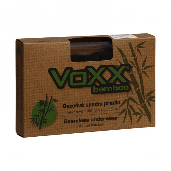 Moške boksarice VoXX brezšivne bambus črne (BS030)