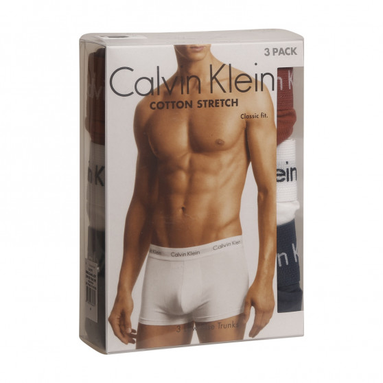 3PACK Moške boksarice Calvin Klein večbarvne (U2664G-6GY)