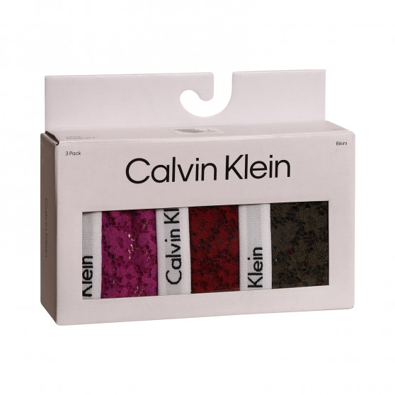 3PACK ženske hlačke Calvin Klein večbarvne (QD3926E-6VY)