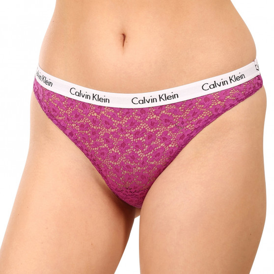 3PACK ženske brazilske hlačke Calvin Klein večbarvne (QD3925E-6VY)