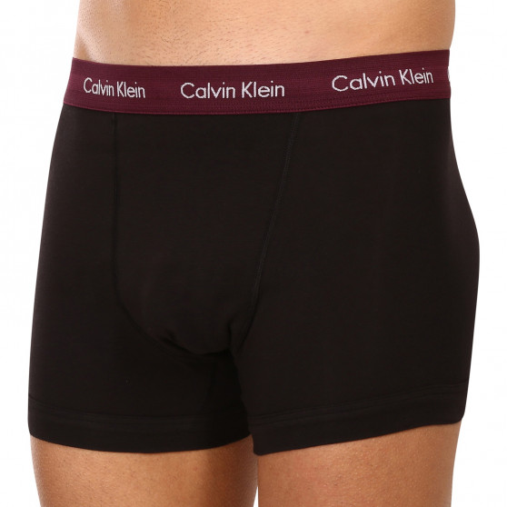 3PACK Moške boksarice Calvin Klein črne (U2662G-6GS)