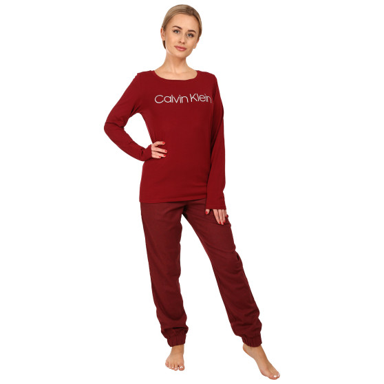 Ženska pižama Calvin Klein rdeča (QS6579E-TX4)