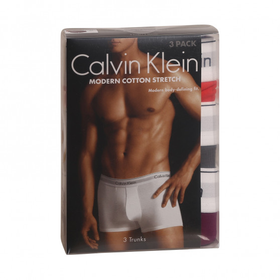 3PACK Moške boksarice Calvin Klein večbarvne (NB2380A-6ME)