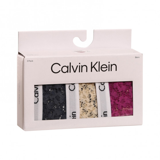 3PACK ženske hlačke Calvin Klein večbarvne (QD3926E-6Q2)