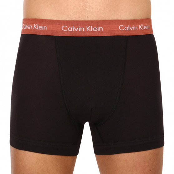 3PACK Moške boksarice Calvin Klein črne (U2662G-6GZ)