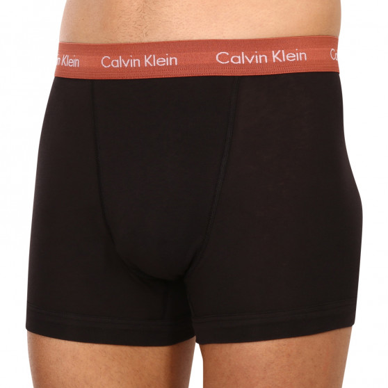 3PACK Moške boksarice Calvin Klein črne (U2662G-6GZ)