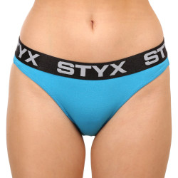 Ženske hlačke Styx športna guma modre (IK1169)