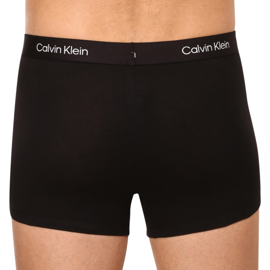 3PACK Moške boksarice Calvin Klein črne (NB3528A-UB1)