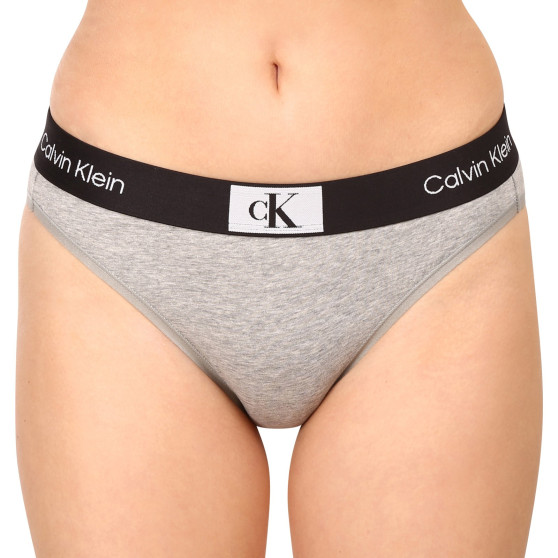 Ženske hlačke Calvin Klein sive (QF7222-P7A)
