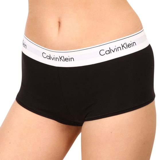 Ženske hlačke Calvin Klein z nogo črne barve (F3788E-001)