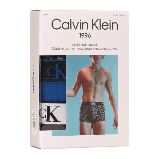 3PACK Moške boksarice Calvin Klein večbarvne (NB3528A-DYD)