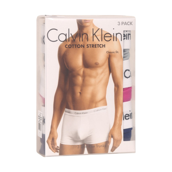 3PACK Moške boksarice Calvin Klein večbarvne (U2664G-CAU)