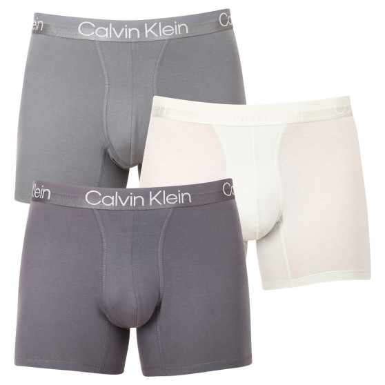 3PACK Moške boksarice Calvin Klein večbarvne (NB2971A-CBB)