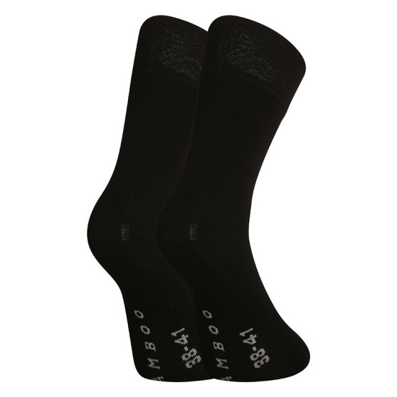 5PACK nogavice Gino bambus nogavice brezšivne črne (82003)