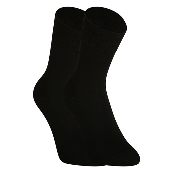 5PACK nogavice Gino bambus nogavice brezšivne črne (82003)