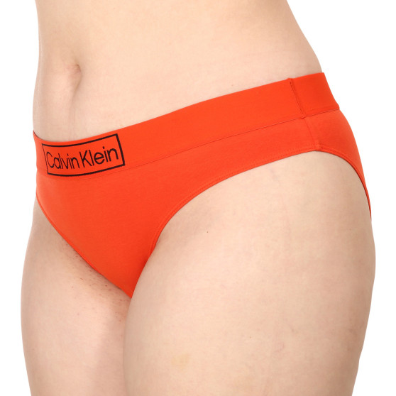 Ženske hlačke Calvin Klein prevelike oranžna (QF6824E-3CI)