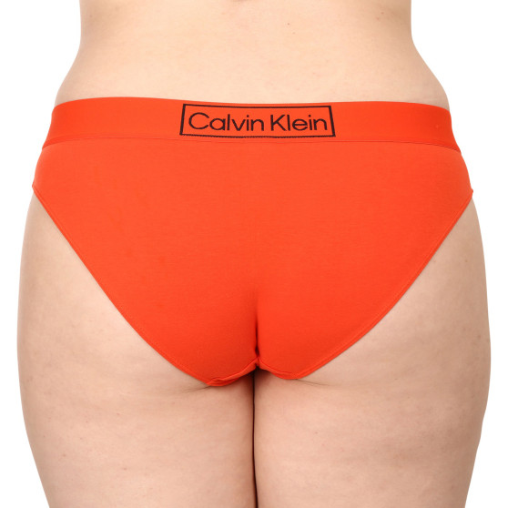 Ženske hlačke Calvin Klein prevelike oranžna (QF6824E-3CI)