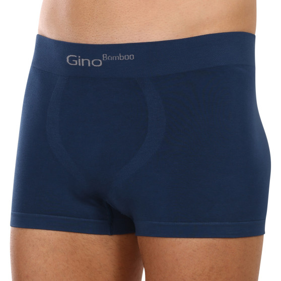 Moške boksarice Gino brezšivne bambus hlače petrol (53004)