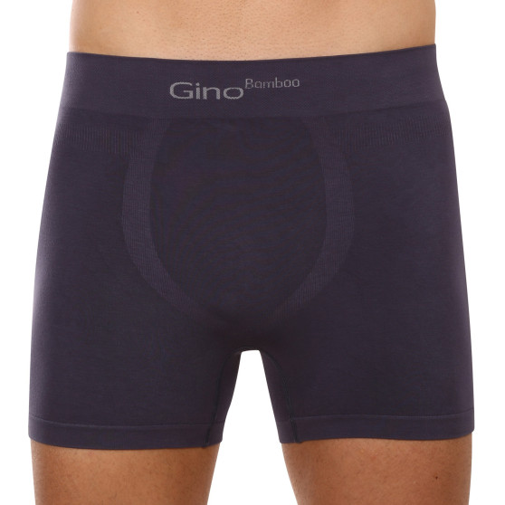 Moške boksarice Gino bambus brezšivne hlače sive barve (54004)
