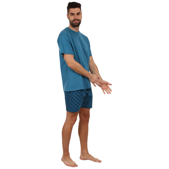 Moška pižama Gino modra (79130-DZMMGA)