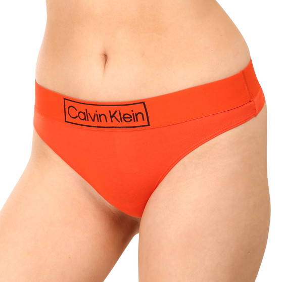 Ženske tangice Calvin Klein oranžna (QF6774E-3CI)