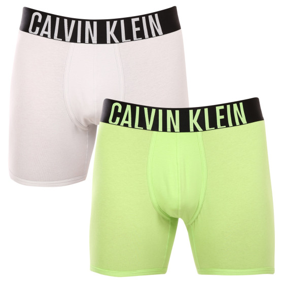 2PACK Moške boksarice Calvin Klein večbarvne (NB2603A-C2D)