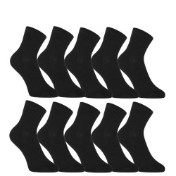 10PACK nogavice Styx nogavice do gležnjev bambus črne (10HBK960)