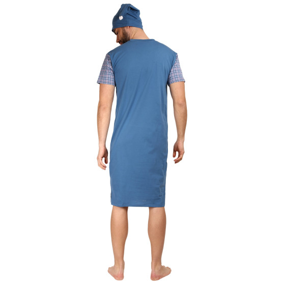 Moška nočna srajca Foltýn modra prevelika (FNKN19)