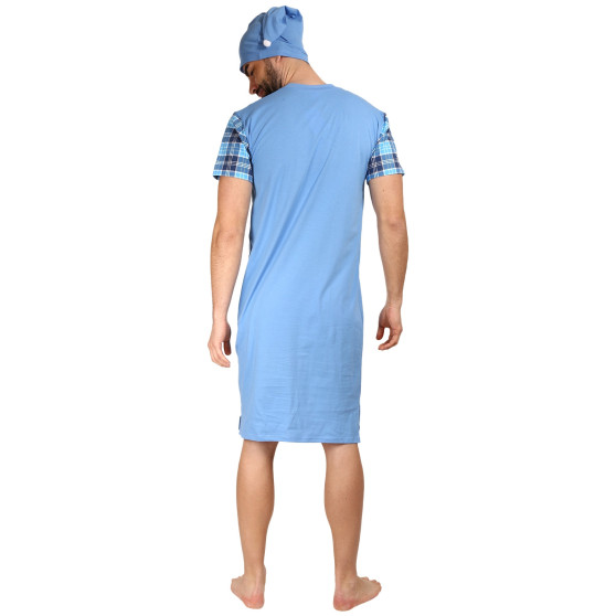 Moška nočna srajca Foltýn modra prevelika (FNKN15)