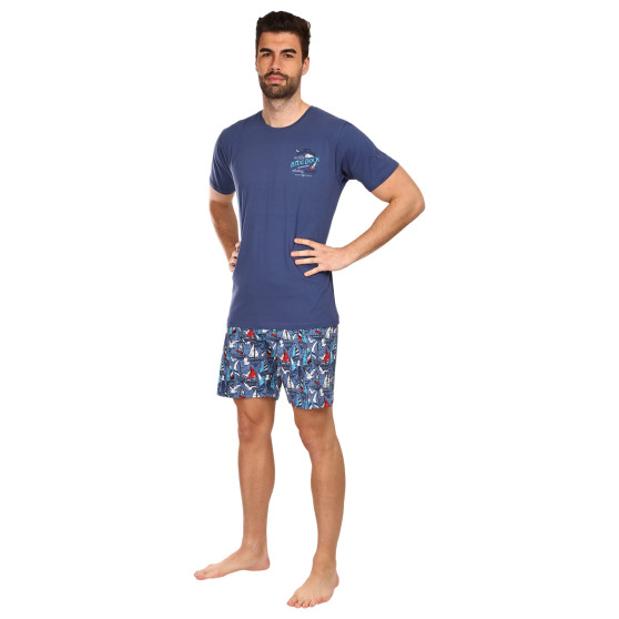 Moška pižama Cornette modra Dock modra (326/104)