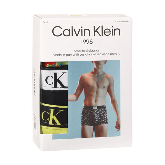 3PACK Moške boksarice Calvin Klein večbarvne (NB3528A-DY0)