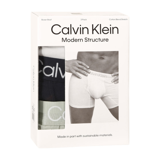 3PACK Moške boksarice Calvin Klein večbarvne (NB2971A-CBC)
