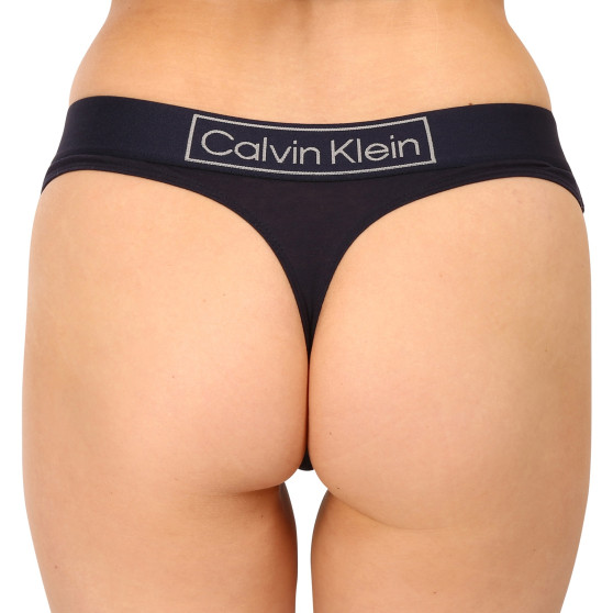 Ženske tangice Calvin Klein temno modra (QF6774E-CHW)