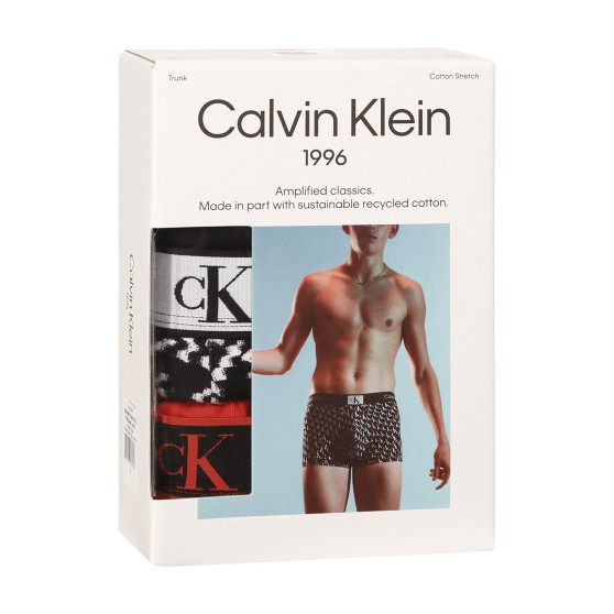 3PACK Moške boksarice Calvin Klein večbarvne (NB3528A-DY6)