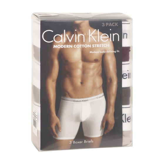 3PACK Moške boksarice Calvin Klein večbarvne (NB2381A-DYX)