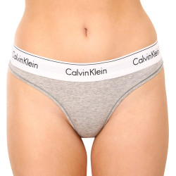 Ženske tangice Calvin Klein sive barve (F3786E-020)