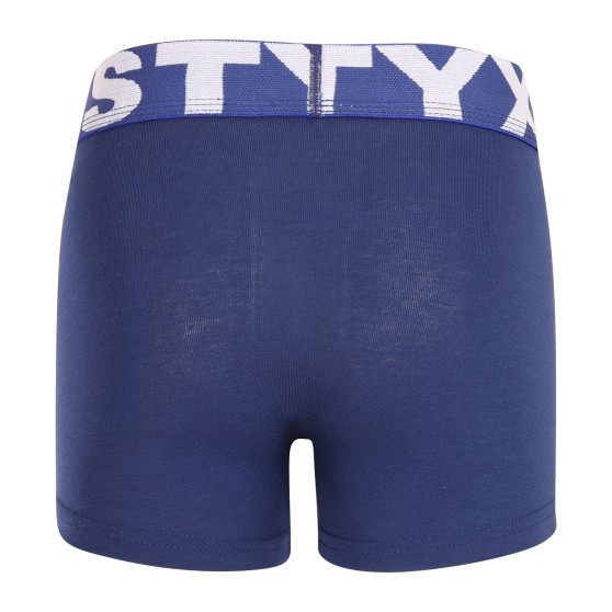 Otroške boksarice Styx športna guma temno modre (GJ968)