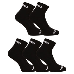 5PACK nogavice Nedeto gležnjarji črni (5NDTPK001-brand)
