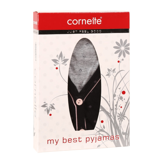 Ženska nočna srajca Cornette črne (485/296)