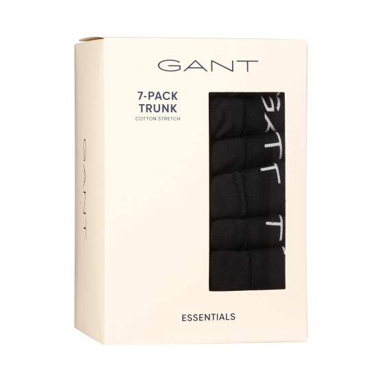 7PACK Moške boksarice Gant črne (900017003-005)
