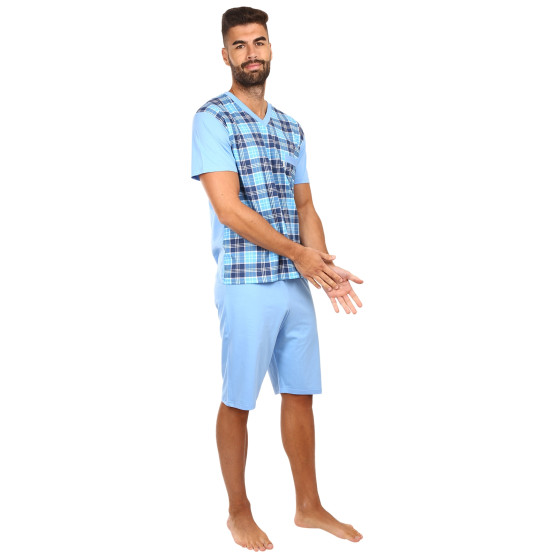 Moška pižama Foltýn modra (FPK12)