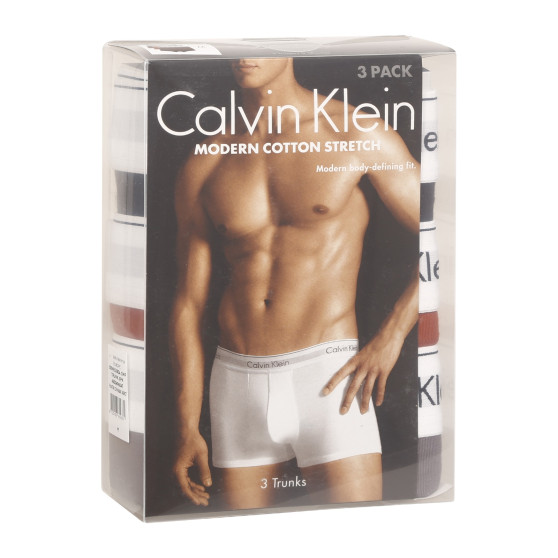 3PACK Moške boksarice Calvin Klein večbarvne (NB2380A-GWF)