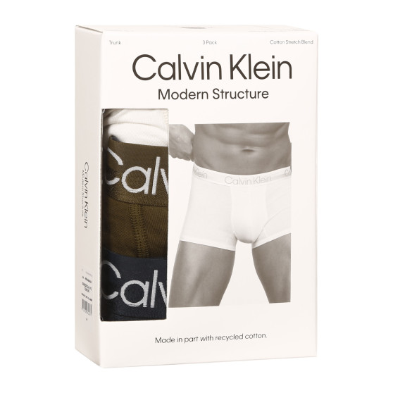 3PACK Moške boksarice Calvin Klein večbarvne (NB2970A-GYO)